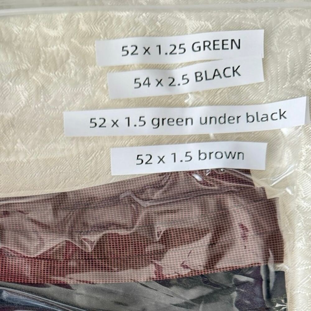 Lot of 4 Skinny Ties Vintage 1960’s Silk Wide Fall Winter Black Green Necktie - Picture 7 of 10
